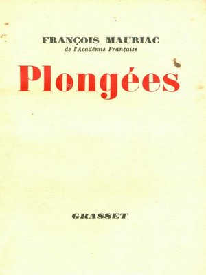 cover image of Plongées
